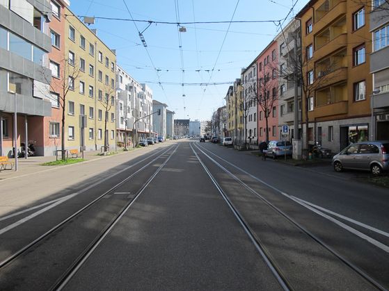 Blick in die Horburgstr.
