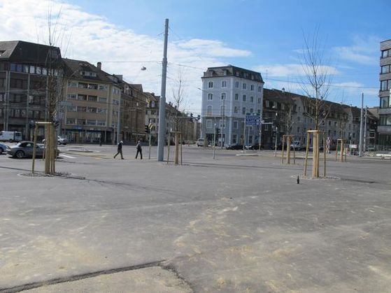 Voltaplatz nach Neugestaltung